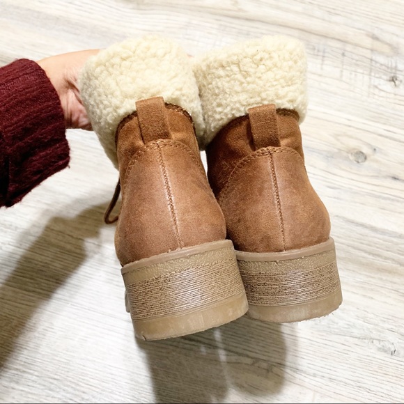 Mossimo supply co lace up ankle booties size 6 - Picture 3 of 5